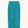 Sequin skirt Turquoise PINXIT EU 36