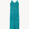 Sequin maxi dress Turquoise PINXIT EU 34