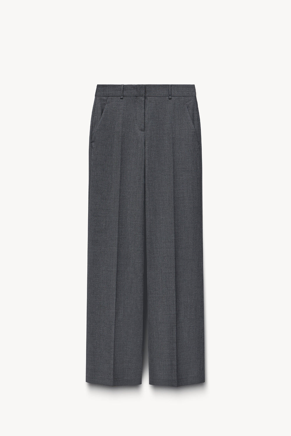 Virgin-wool straight-leg trousers PINXIT