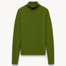 Merino-wool turtle-neck top Green PINXIT XS