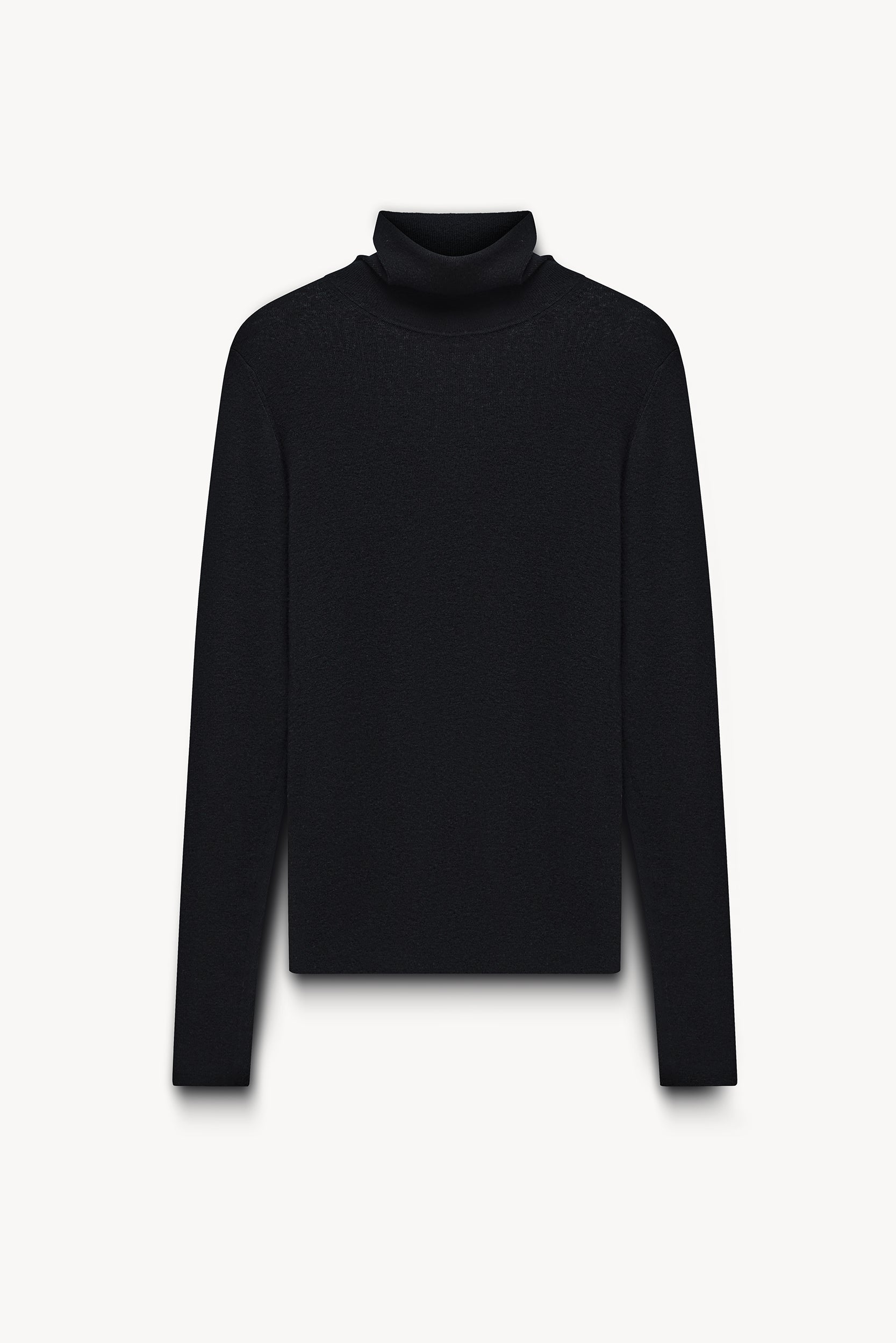 Merino-wool turtle-neck top Black PINXIT XS