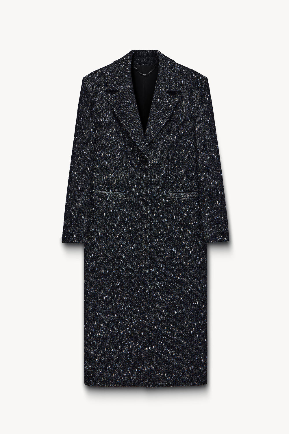 Straight-fit tweed coat PINXIT