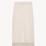 Fringed wool skirt PINXIT