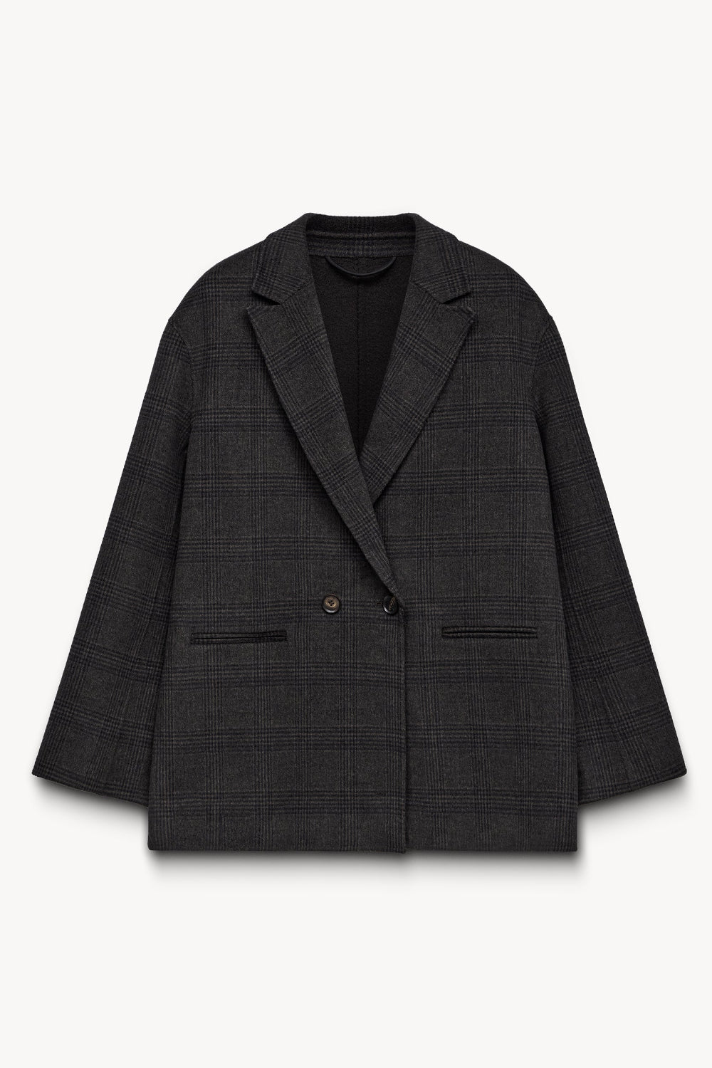 Oversized wool checked jacket PINXIT