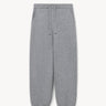 Wool with angora knitted joggers Gray melange PINXIT S