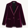 Velvet jacket Bordeaux red PINXIT EU 34