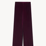 Velvet trousers Bordeaux red PINXIT EU 34