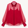 Silk chiffon blouse PINXIT