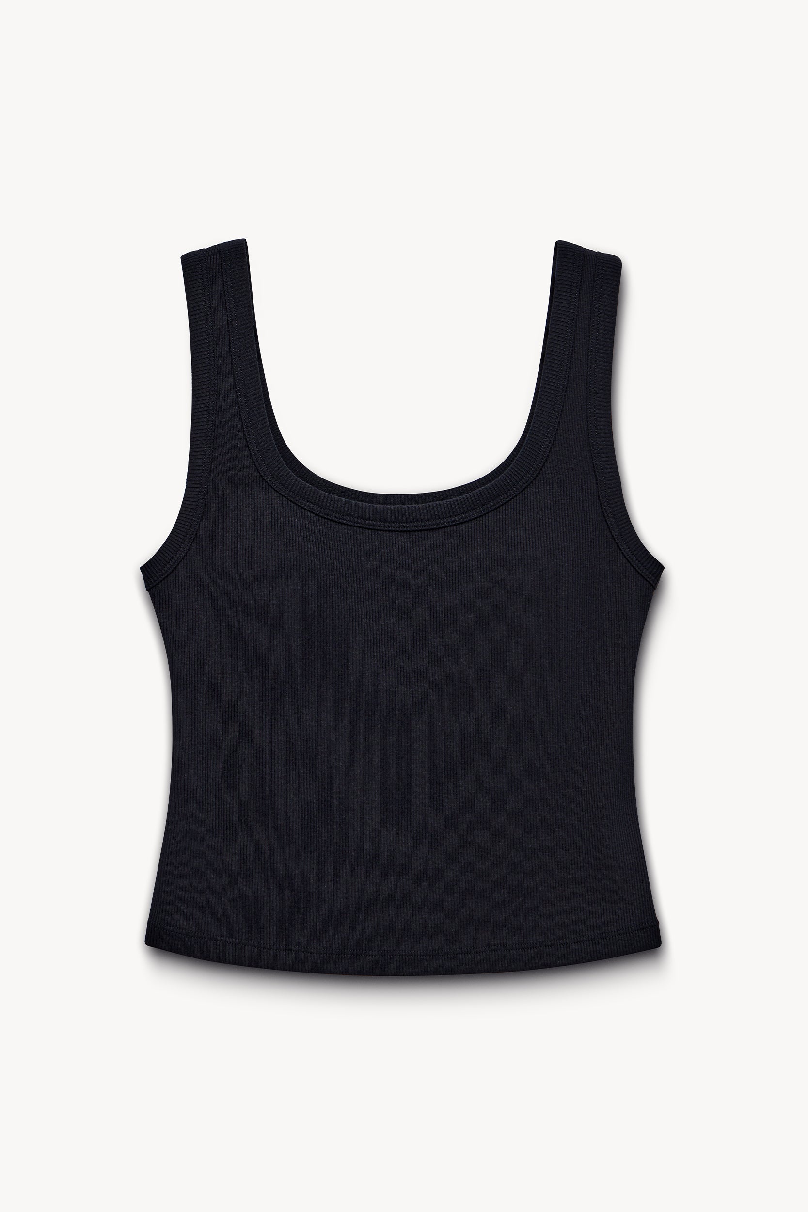 Cropped top with sewn-in bra Black PINXIT XS