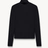 Lightweight ribbed turtle-neck top Black PINXIT XS