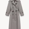 Double-breasted cotton trench coat PINXIT